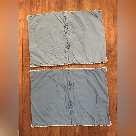 Two pottery barn kids pillow quilted shams, 20”x27”, back of one is sun faded. - Picture 4 of 4